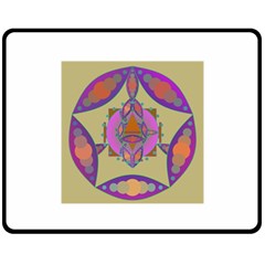 Mandala Fleece Blanket (medium) 