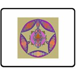 Mandala Fleece Blanket (Medium)  60 x50  Blanket Front