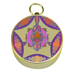 Mandala Gold Compasses