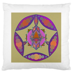 Mandala Standard Flano Cushion Cases (one Side) 