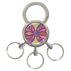 Fly-mandala 3-ring Key Chains by Valeryt