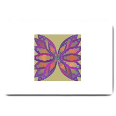 Fly-mandala Large Doormat 