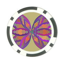 Fly-mandala Poker Chip Card Guards by Valeryt