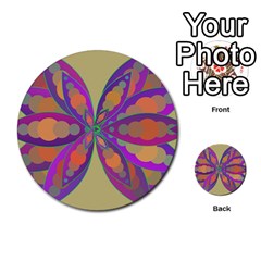 Fly-mandala Multi-purpose Cards (round)  by Valeryt