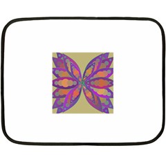 Fly-mandala Fleece Blanket (mini)