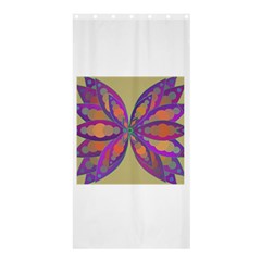 Fly-mandala Shower Curtain 36  X 72  (stall) 