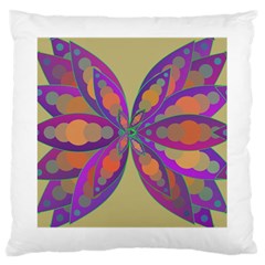 Fly-mandala Large Cushion Cases (one Side) 