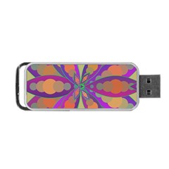 Fly-mandala Portable Usb Flash (one Side)