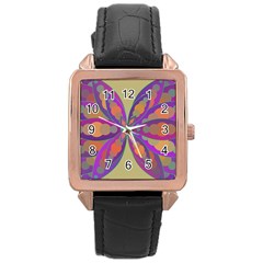 Fly-mandala Rose Gold Watches by Valeryt