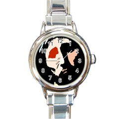 Christ Round Italian Charm Watches