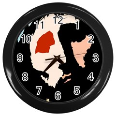 Christ Wall Clocks (black)