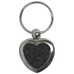 Black Marble Key Chains (heart)  by trendistuff