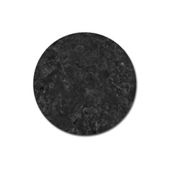 Black Marble Magnet 3  (round) by trendistuff