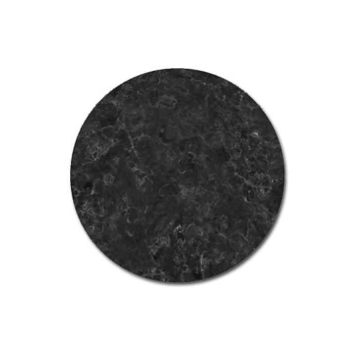 BLACK MARBLE Magnet 3  (Round)