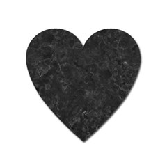 Black Marble Heart Magnet by trendistuff