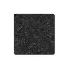 Black Marble Square Magnet by trendistuff