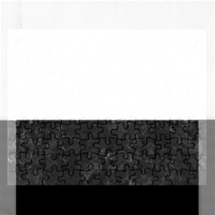 Black Marble Rectangular Jigsaw Puzzl by trendistuff