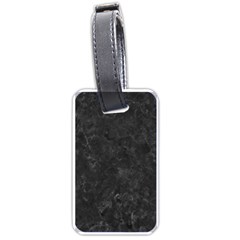 Black Marble Luggage Tags (one Side) 