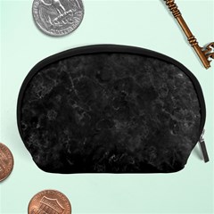 Black Marble Accessory Pouches (large) 