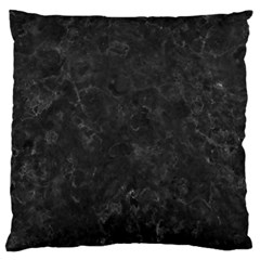 Black Marble Standard Flano Cushion Cases (one Side)  by trendistuff