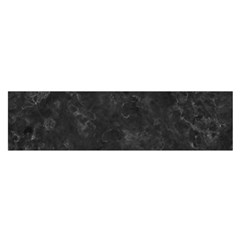 Black Marble Satin Scarf (oblong)