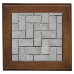 Alternating Grey Brick Framed Tiles