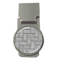 Alternating Grey Brick Money Clips (round)  by trendistuff