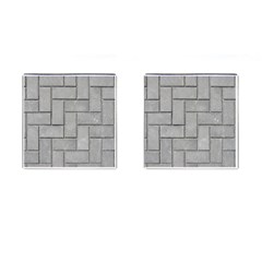 ALTERNATING GREY BRICK Cufflinks (Square)