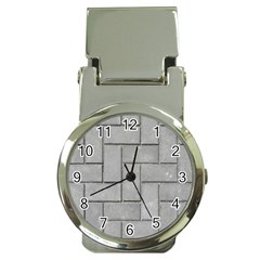 ALTERNATING GREY BRICK Money Clip Watches