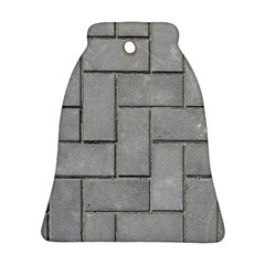 Alternating Grey Brick Ornament (bell)  by trendistuff