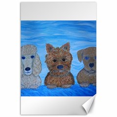 Puppy Pals Canvas 24  X 36 