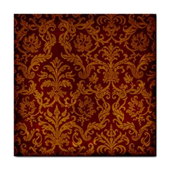 Royal Red And Gold Tile Coasters by trendistuff