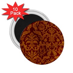 Royal Red And Gold 2 25  Magnets (10 Pack)  by trendistuff