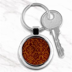 Royal Red And Gold Key Chains (round) 