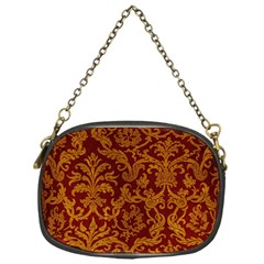 Royal Red And Gold Chain Purses (one Side)  by trendistuff