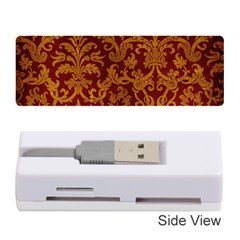 Royal Red And Gold Memory Card Reader (stick) 