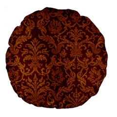 Royal Red And Gold Large 18  Premium Round Cushions by trendistuff