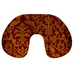 Royal Red And Gold Travel Neck Pillows