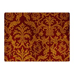 Royal Red And Gold Double Sided Flano Blanket (mini) 