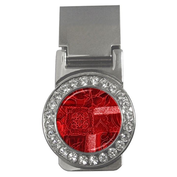 RED PATCHWORK Money Clips (CZ) 