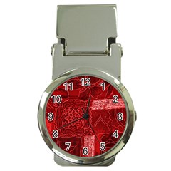 Red Patchwork Money Clip Watches by trendistuff