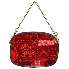 Red Patchwork Chain Purses (one Side)  by trendistuff