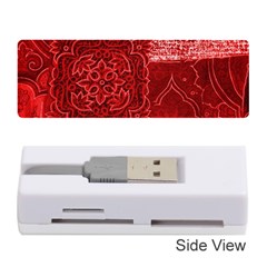 Red Patchwork Memory Card Reader (stick) 