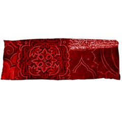 Red Patchwork Body Pillow Cases (dakimakura) 