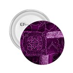 MAGENTA PATCHWORK 2.25  Buttons