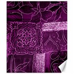 MAGENTA PATCHWORK Canvas 20  x 24   19.57 x23.15  Canvas - 1