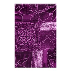 MAGENTA PATCHWORK Shower Curtain 48  x 72  (Small) 