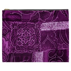 MAGENTA PATCHWORK Cosmetic Bag (XXXL) 