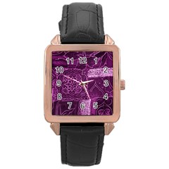 MAGENTA PATCHWORK Rose Gold Watches