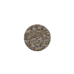 Camo Woodland Faded 1  Mini Buttons